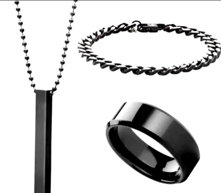 PACK%20OF%203%20MEGA%20DEAL%20FASHION%20STAINLESS%20STEEL%20%7C%20BLACK%203D-BAR%20STICK%20LOCKET%20+%20TITANIUM%20RING%20+%20CUBAN%20LINK%20CHAIN%20BRACELET%20FOR%20BOYS%20AND%20GIRLS%20%7C%20TRENDY%20JEWELRY%20SET%20FOR%20MEN%20AND%20WOMEN%20-%20Image%204