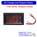 DC Volt Amp Meter 100V 10A Digital Dual Display Panel Meter DC Volt & Ampere Tester DIY. 