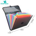 Invoice Organizer Portable Multi-layer File Organizer Bag Ideal for School Supplies Exam Papers 13 Pockets Easy to Carry with Buckle Handle Perfect for Southeast Asian Buyers Large File Folder. 