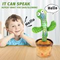Dancing Cactus Plush Toy, Electronic Shaking Cactus Singing Shaking Recording Plant Lovely Plush Stuffed with Music  for Kids Toddler Gifts For Home Decoration.. 