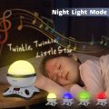 Moredig Night Light Projector, Night Light for Kids  8 Color Changing 12 Songs Toddler Night Light Christmas Gifts for Baby - with Remote and Timer, 360 Degree Rotating -Black. 