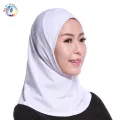 HEADWEAR - MUSLIM UNDER SCARF CAP HIJAB ISLAMIC NECK COVER HEAD WEAR CAP Black -Be Hijabi. 