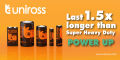 Uniross 2 x C Size Extra Heavy Duty Battery Cell ( Pack of 2 ). 