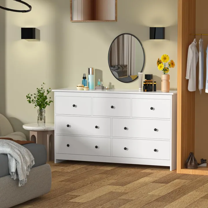 CARPETNAL%20White%20Dresser%20for%20Bedroom,%207%20Drawer%20Dresser%20with%20Wide%20Drawer%20and%20Metal%20Handles,%20Woode%20Dressers%20&%20Chests%20of%20Drawers%20for%20Hallway,%20Entryway.%20-%20Image%203