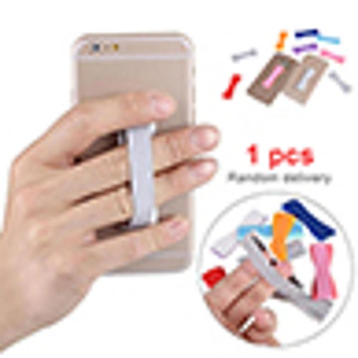 Self-Adhesive Universal Mobile Phone Back Elastic Finger Grip Strap Band Holder