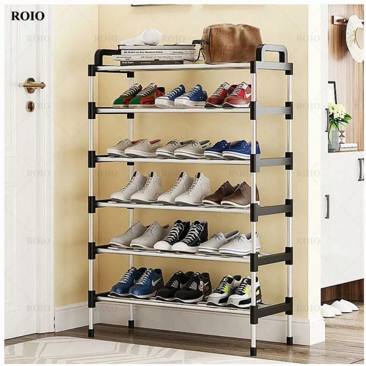 6%20Layer%20shoe%20rack%20Tier%20Colored%20stainless%20steel%20Stackable%20Shoes%20Organizer%20Storage%20Stand%20-%20Image%202