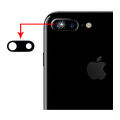 Apple iPhone 8 plus Camera Glass Replacement Rear Back Camera Lens For iPhone 8 plus - Black Burrak. 
