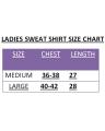 Ladies Printed Sweatshirt For Women. 