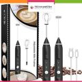 Techmanistan 2in1 – Electric Milk Frother & Egg Beater, Electric Coffee Mixer Rechargeable Milk Shaker Maker, Handheld Rechargeable Electric Coffee Drink Mixer, Foam Bread Machine, 3 Speed ​​Adjustable Hand Blender Mixer for Mini Whisk. 