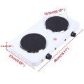 Electric Double Hot Plate - 2000 Watts Double Burner. 