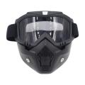 OIMG Motorcycle Motorbike Riding Helmet Goggles Full Face Mask Shield Glasses Eyewear. 