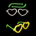 Glow In The Dark Eye Mask & Bead Bracelet Collection, Fancy Eyewear For Kids Children Boys & Girls Birthday Party Cosplay Funky Funny Glowing Goggles School Function & Event Celebration Eyes Masks Goggle Kid Parties Wear Supplies  Glowsticks Google. 