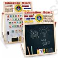 Magnetic Wooden Board for Kids - Education Board for Kids, Slate Board, Doodle Board for kids, Writing Board, ABCD Magnetic Letters with Board. 