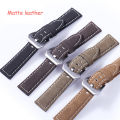 18 20 22 24mm width Matte Cow leather Watch Band High Quality Wristwatch Straps Watches Accessories With Tools. 