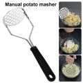 Potato Mashers & Ricers Stainless Steel Hand Held Potato Ricer Masher Vegetable Fruit Juicer Puree Press Crusher Crusher Potato & Mash Juicer And Potato Potato Garlic Press 25 cm X 8 cm. 