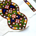 Sindhi Embroidered Neck Gala & Cuffs Patch for Adult Females. 