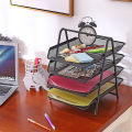 Heavy Duty Metal 4 Tier story Desktop Document Letter Tray / Office 4 Tier Heavy Duty Metal Desktop Letter Tray / File Organizer Sorter Desk Document Organizer / Shelf Tray Magazine Holder Paper. 