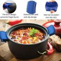Silicone Hot Handle Holder for Cast Iron, 3 Pack Pot Handle Sleeve Non Slip Rubber Cover Set for Skillet Frying Pan. 