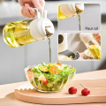 Dazzin -  470ml Kitchen Glass Oil Sprayer Bottle - 2in1 Olive Oil Dispenser - Oil Jar Cruet - Anti-leakage Spray - Kitchen Baking, Roasting, Cooking Tool. 