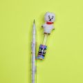 4 x BTS / BT21 pencils - Fancy Lead Bullet Push (sika) Pencil For Kids (Girls and Boys). 