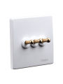 Hanton retro switch socket panel household lever Nordic antique switch wall socket panel 86 type. 