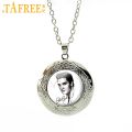 【Aesth Diary Store】TAFREE Vintage Elvis Presley Pendant Rock Jewelry Marilyn Audrey Hepburn N393. 