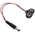 1/5/10pcs 9v Dc Power Cable Plug Clip Jack Connector For Arduino Uno R3 Mega2560 Diy T Type. 