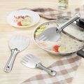 Rice Server / Rice Spoon /  Serving Spoon For Serving Rice, Kheer, Pudding, Vegetables, Biriyani - Serving Kitchen Tools, Pure Stainless Steel Heavy Gauge Material, 22cm. 