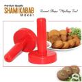 Shami Kabab Maker Kabab Sancha High Quality Round Shape Plastic Shami kabab Die Mold Tiki Maker. 
