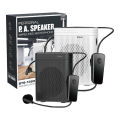 Portable Voice Amplifier with Microphone Headset  for Teachers, PA System Speech Amplifier Power Amplifiers Loudspeaker for Teachers/Tour Guide/Metting. 