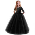 BLACK NET MAXI DRESS FOR BABY and GIRLS - Elegant and Stylish Dress for Special Occasions - Premium Quality. 