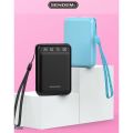 Sendem P300 Mini Powerbank 10000mah Micro/Type C Input 2.1A Dual Port Digital Display Power Bank. 