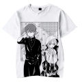 3D Shiro Seijo to Kuro Bokushi Anime Cartoon The White Holy Woman and the Black Priest T-shirt Harajuku Streetwear Clothes. 