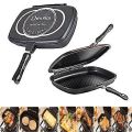 Dessini Double Grill Pan Marble Coated (32 - 36 Cm) - Black. 