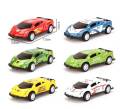 6 Pcs - Classic Racer Alloy Light Tin Metal Pull Back Car Toys Set For Kids Boys Girls PullBack Cars Die Cast Vehicle Toy Set. 