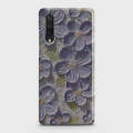 Huawei_ Y9s Cover - Floral Series - Purple Design 12 - Matte Finish - Snap On Hard Case with LifeTime Colors Guarantee. 