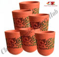 Clay Glass | 2 Piece Set | Natural Cool Water | Pure Clay | Mitti ke Glass. 