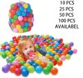 Balls Pack Of 5,10 , 25, 50, And 100 Soft Plastic Tent Balls For Kids Toddlers Swimming Pool Balls Play Tent Balls Crush Proof Multicolor. 