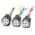 Ceramic Car relay holder,5 pins Auto relay socket 5 pin relay connector plug Ceramic Relay Holder Seat High Relay With Pins. 