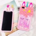 3D Colorfuls Rainbow Unicorn For iPhone 7 Plus Cute Cartoon Horse Back Phone Case High Quality Relax Silicone Soft Edge Full Girls Cover Lens Protective Shockproof Cover. 