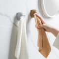 Fun Towel Decoration Hook Push in Towel Rack Towel Organizer Self Adhesive Kitchen Cloth Hook. 