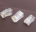 10 PCs - RJ45 Ethernet Cable Network Connector - Heads Gold Pins Module Cat5 Cat5e CAT6 Plug – 8 pins Ethernet Cable Plug heads. 