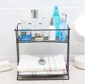 Washroom Bathroom Accessories Bottle Storage  Metal Wire Shelf Rack Organizer. 