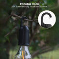 Auoyo Camping Light Bulb Outdoor Emergency Light USB Rechargeable Camping Light Portable Light Bulbs Super Durable Camping Lanterns Waterproof Hanging Lamp Tent Lamp With Hook. 
