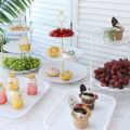 3 Tier High Tea Stand Dessert Cupcake Cakes Fruit Party Serving Platter Tray Food Tower Plates. 