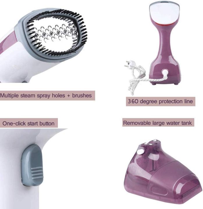 Silver%20crest%20Garment%20Steamer%20German%20Powerful%20Handheld%20Clothes%20Steamer,%201600-Watt%20Portable%20Garment%20Steamer%20W/%20250ml%20Large%20Detachable%20Water%20Tank%20Garment%20Fabric%20Wrinkle%20Remover%20Travel%20Iron%20(pink)%20-%20Image%206