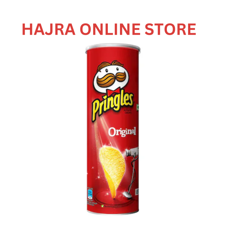 Pringles Original Potato Chips 107g - Crispy Snack | 100% Authentic