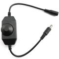 LED Bar Light Dimmer, DC 12V-24V 6A Dimmer Switch, Suitable for LED Bar Light, LED Rope Light 3528, 5050, 5630 (Black). 