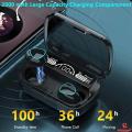 M10 TWS Wireless Headphones Touch Control Bluetooth-Compatible 5.1 Earphones Wireless Headset Waterproof 9D Hifi Quality Earbuds, 100%  Original TWS wireless earbud. 