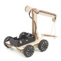 Kids DIY Wooden Electric Electromagnet Crane Science Experiment Model Building Kits Creative Early Learning Education Toys Gift. 